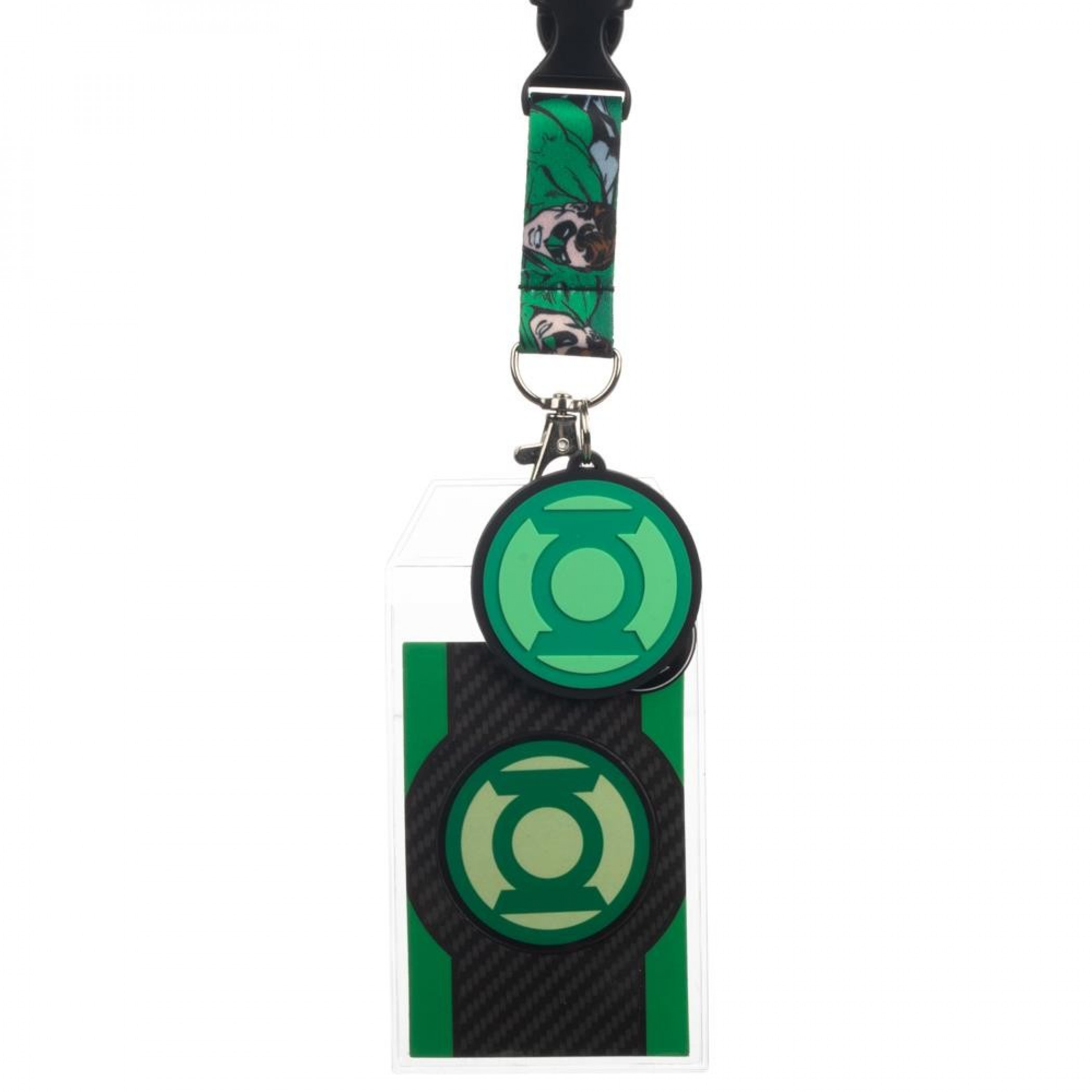 Green Lantern All Corps Symbols Lanyard with Charm and Sticker